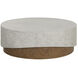 Leda 48 X 16.5 inch Warm Grey / Warm Brown Outdoor Coffee Table